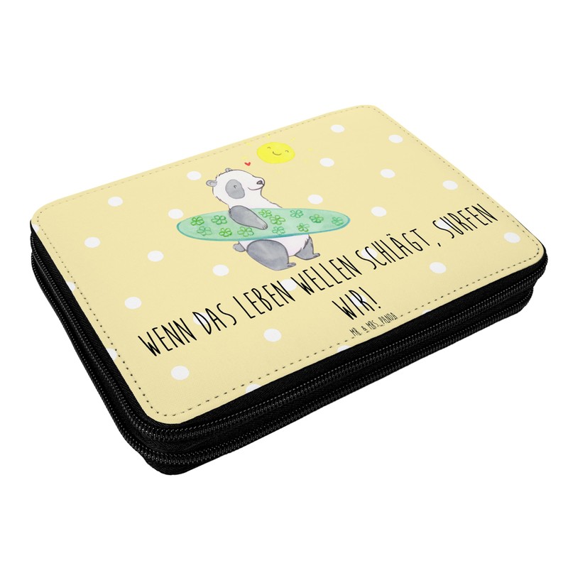 Mr. & Mrs. Panda Pencil Case Summer Waves Surf Gift