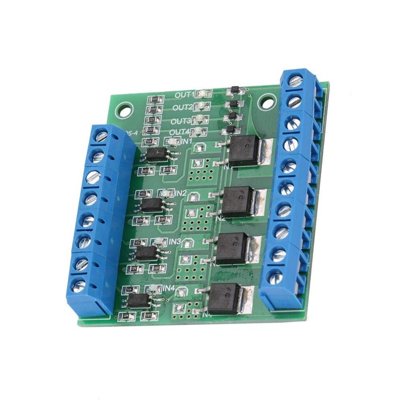 Walfront YYNMOS-4 PLC Amplifier Circuit Board 4-Channel MOS FET Module
