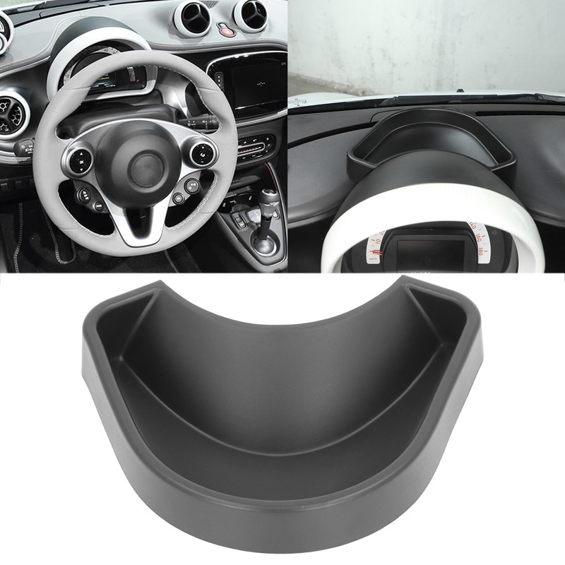 Dashboard Storage Box ABS Dash Panel Tray Replacement for Smart