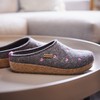 HAFLINGER Cuoricini Felt Clog Wool Slipper Gray EU 37