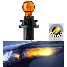 Flosser HPC16WY 12271 12271A PCY16W 12V 16W Amber PU20d/2 Rear Turn Signal Light Bulb (Pack of 1), Orange