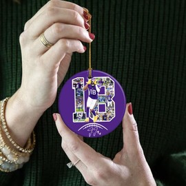 Teerabbit Justin Minnesota Jefferson Football Christmas Ornaments Home Decoration - Do The Griddy - Birthday, Christmas, Father, Mother, Gifts for Football Fans