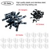 20 Kits Picture Frame Hangers Kits, Sawtooth Picture Hangers and