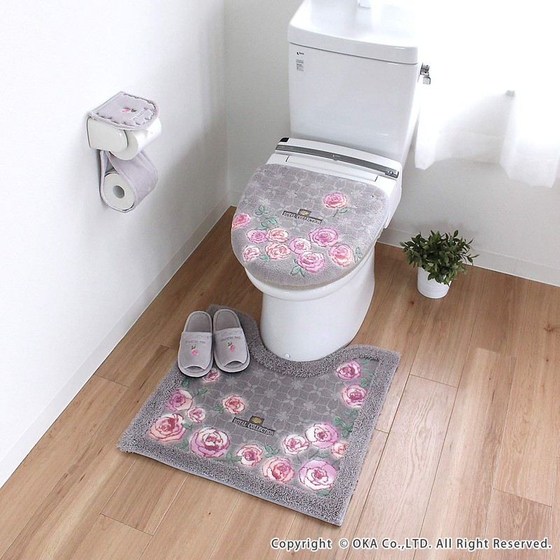 OKA Toilet Seat Cover, Royal Collection Chelsea O-Shaped Toilet Seat