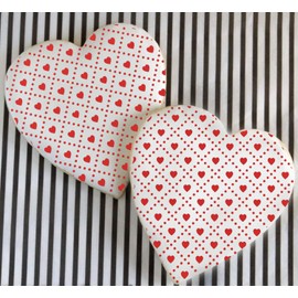 CrafTreat Geometric Stencils for Painting on Wood, Wall, Tile, Canvas, Paper, Fabric and Floor - Love Checks - 6 x 6 Inches - Reusable DIY Art and Craft Stencils - Checkers Stencil