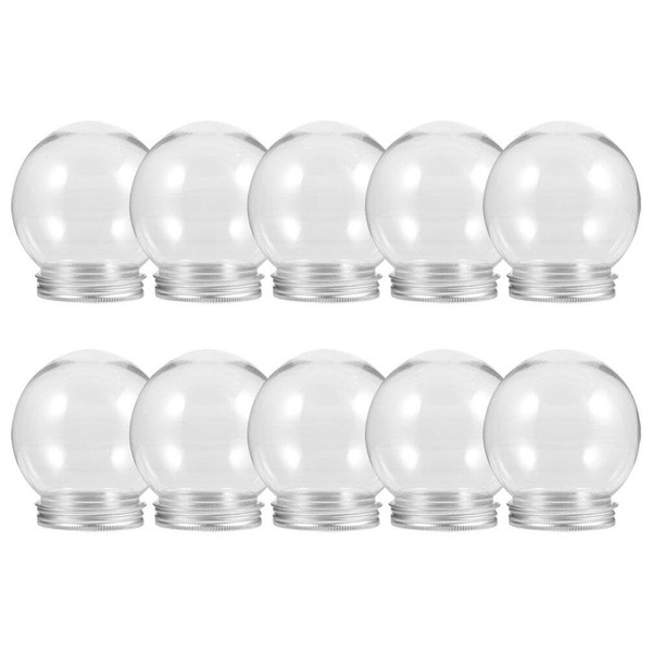 Alipis 10pcs DIY Snow Globe Water Globe - 4 Inch