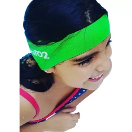 PARATO2 Kit Banda Diadema Natación Con Tapones Incluidos Niños 3-12