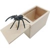 JIGCEN Spider Prank Scare Box, Inside Out Toys Gag Gifts