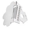 Mandolin Tailpiece Zinc Alloy 8 Strings Triangle Shape Mandolin Tailpiece