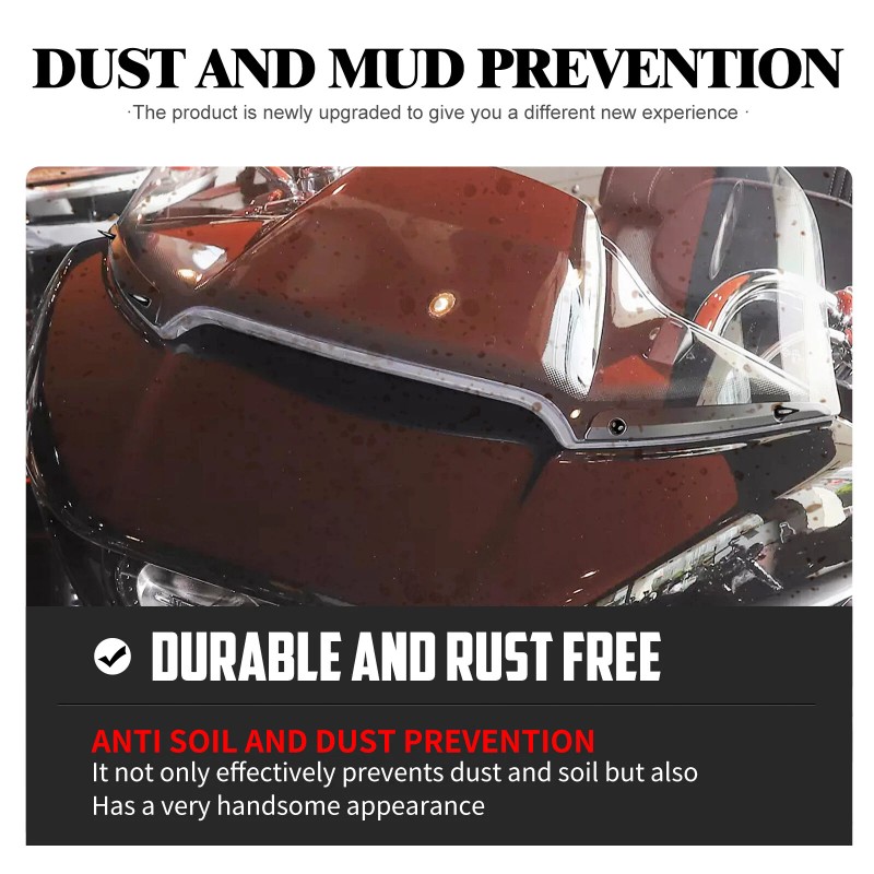 HDBUBALUS 4x Impaler Spike Windshield Aluminum Wind Screen Bolt Kit