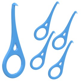 ARGOMAX - Aligner Removal Tool, 5 Invisible Braces Removal Tools, Retainer Remover Tool, Suitable for Removing Braces, Trays, Retainers, Dentures and Aligners(Blue).