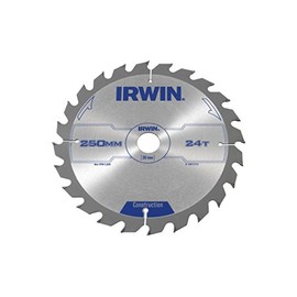 IRWIN IRW1897210 250 x 30mm 24-Teeth Circular Saw Blade with ATB Tooth Grind