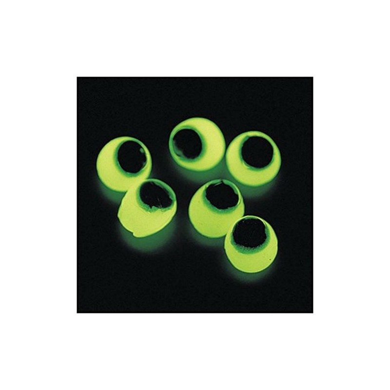 (24) Glow In The Dark Sticky Eyes Halloween Haunted House