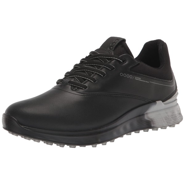 ECCO Men's S-THREE GORE-TEX WATERPROOF, BLACK/CONCRETE/BLACK, 9-9.5
