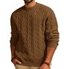 PJ PAUL JONES Men’s Sweater Crewneck Textured Pullover Sweater Vintage