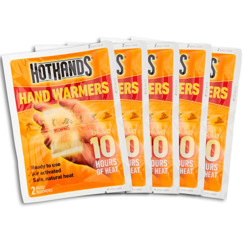 HotHands Hand Warmers Pair Value Pack Air Activated Warmers Up