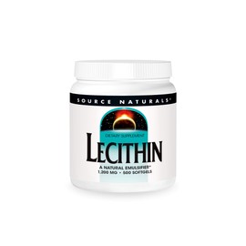 Source Naturals Lecithin 1200 mg, A Natural Emulsifier - 500 Softgels
