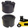 85 x 50 mm with 2 V Grooves/Waffle Surface Rubber Pad Pad Trolley Jack Square Car Set Axle Stand Block Trolley Jack Buffer Tyre Change Truck Wheels Car Tuning Accessories