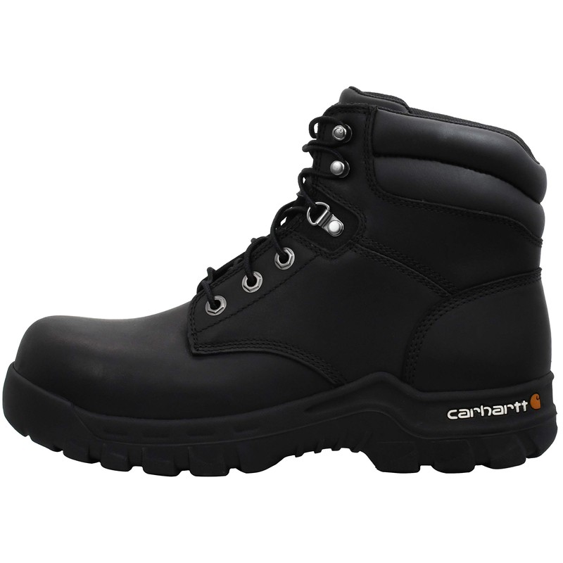 Carhartt Men's 6 Inch Composite Toe Boot, Black, 10 W