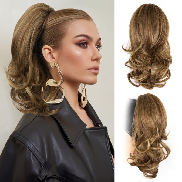14 Inch Ponytail Extension - Soft Wavy Pony Tails Hair