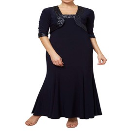 Le Bos Women's Plus Size Dress, as Show, 14W