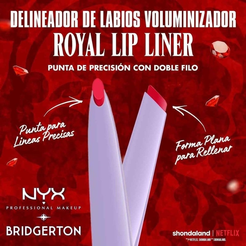 Nyx Professional Makeup, Bridgerton Kit de Labios Tonos: Rogue Romance