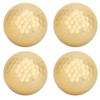 4Pcs Portable Double Layer Gold Refining Ball Accessories Golden with