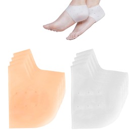 Silicone Heel Protectors, 4 Pairs Soft Gel Heel Protectors, Gel Heel Cups for Heel, Heel Support Protector for Women Men Blister Prevention Heel Protectors for Shoes