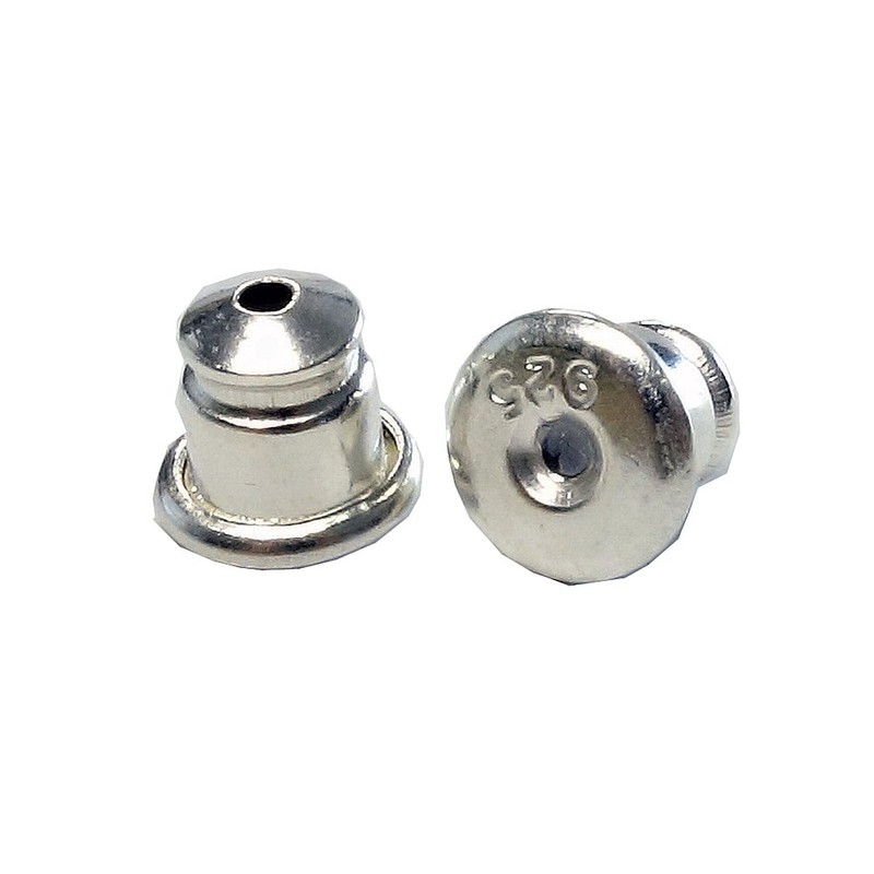 STERLING SILVER 925 AMTHTEW-028 Sterling Silver 925 Stud Rock Gothic