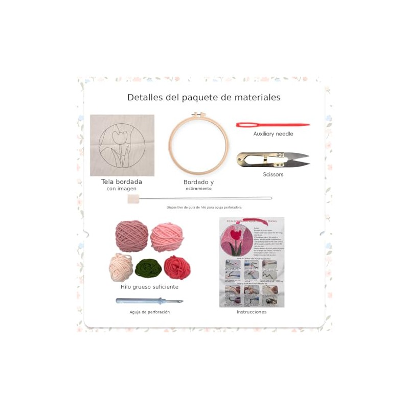 HASTHIP - HANNEA® Kit de Arte de Aguja Mágica de