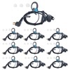 HYSHIKRA G Shape Security Earpiece with PTT, Lightweight Wireless Headset