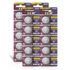 YKM 20 Pack CR1632 Battery 1632 Batteries Lithium 3V for