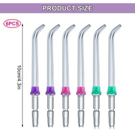 ROMOLY Waterpik Attachments - Oral Irrigator High-Quality Replacement Jet Tips Other Models Pack of 6