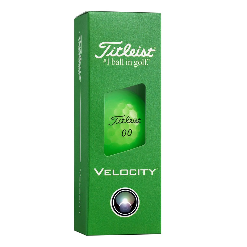 Titleist Velocity Golf Ball, Pack of 12, Green, Numbers 1-4