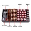 LUEXBOX Battery Organizer Storage Case Holder with Tester Holds 98