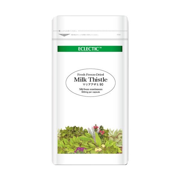eclectic mary thistle (milk thistle, nogeshi) Eco pack 600 mg x 90 capsules ec172