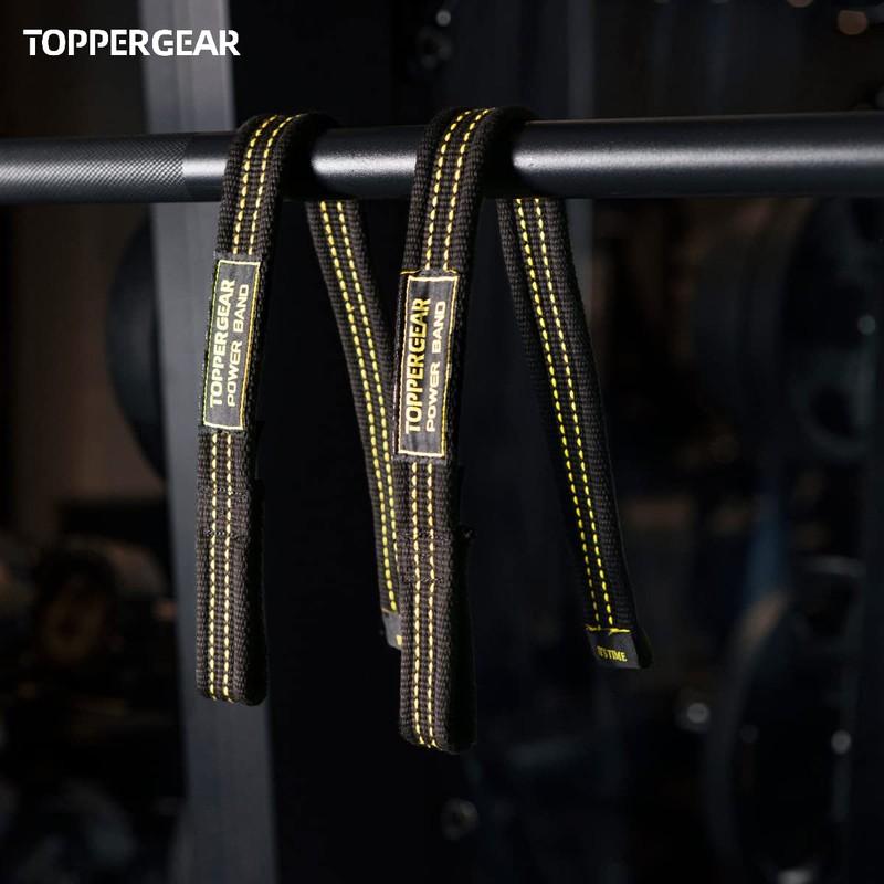 TOPPERGEAR Power Band Wrist Strap Heavy Weight (Black)