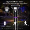 AURAXY LED Solar Powered Motion Sensor Pathway Lights, Battery Powered