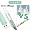 LEDライト付 耳かき ピンセット USB充電式 みみかき 耳掃除 鼻くそ取りピンセット 耳かきセット ライト付耳かき 鼻洗浄ピンセット