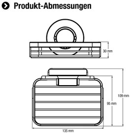 Cornat Seifenhalter 3 in 1 - Stabiler Gitterkorb - 3 verschiedene Befestigungsoptionen mit Saugnapf, Klebepad & Bohren - Verchromt / Seifenablage / Duschablage mit Seifenschale / T340276