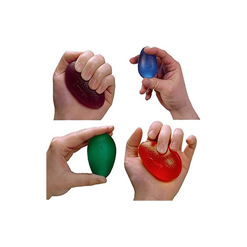 Eggsercizer 1885 Hand Exercisers, Green/Soft - 1 Each, Shape