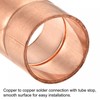 sourcing map Copper Pipe Coupling 16mm Straight Connecting Adapter with