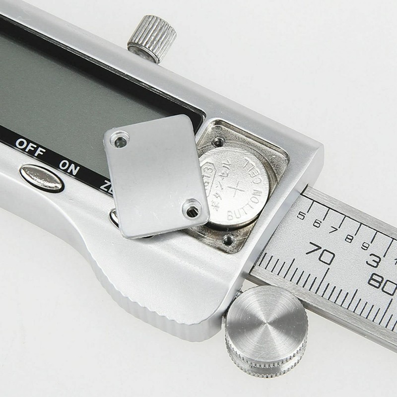 Electronic Digital Vernier Caliper, 6inch/150mm Large LCD Display Stainless Steel
