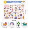 4 Sheets 200+Pcs Welcome Baby Girl Boy Stickers Newborn Stickers