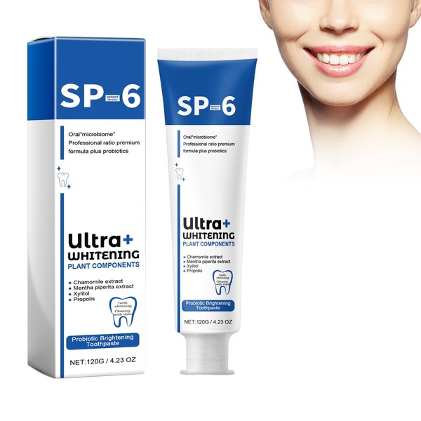 Probiotics Bright White Toothpaste, 120 g, Deep Cleaning Oral Care