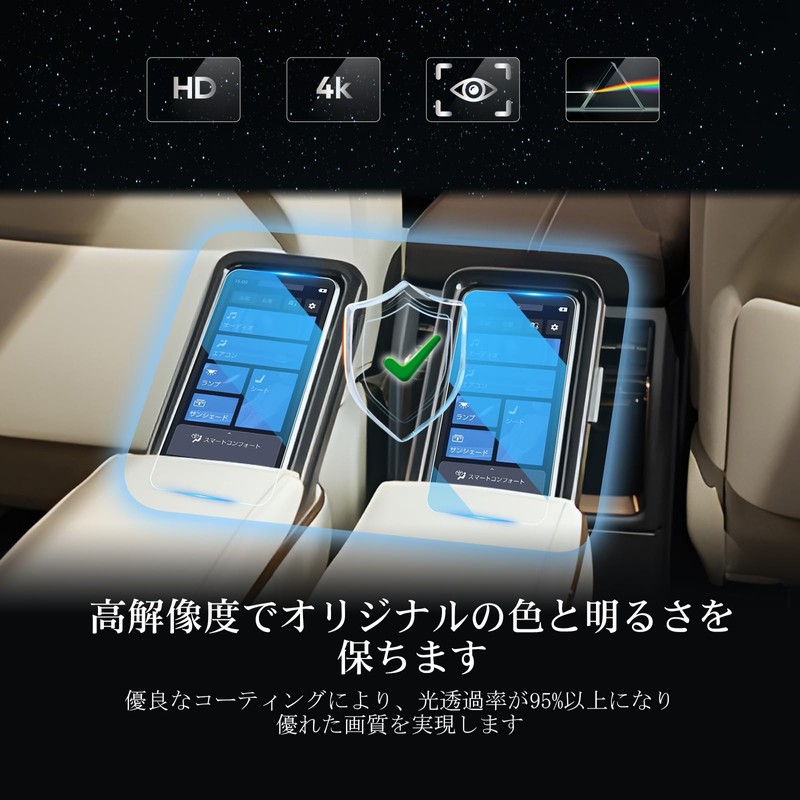 LFOTPP New Alphard 40 Series 2023 Model Rear Multi-Operation Panel,