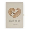 Mr. & Mrs. Panda Variants Notebook Otter Heart MT