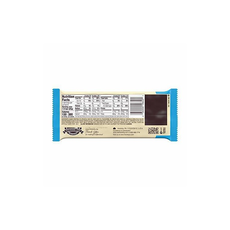 Hershey's Cookies 'n' Creme Candy Bar, 18 Count of 2.6