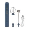 USB Household Stainless Steel Electric Mixer Handheld Small Mixer Wireless