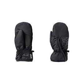Jack Wolfskin Unisex Children's Easy Entry Mitten K Finger Gloves, Black, 128